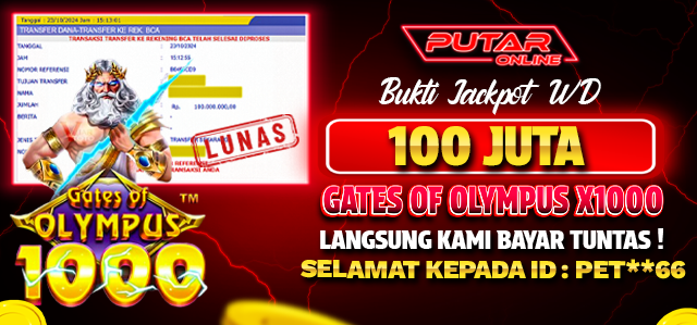 BUKTI JACKPOT WD BESAR DI PUTARONLINE