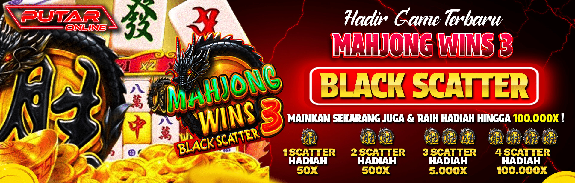 SCATTER HITAM MAHJONG WINS 3 PUTARONLINE